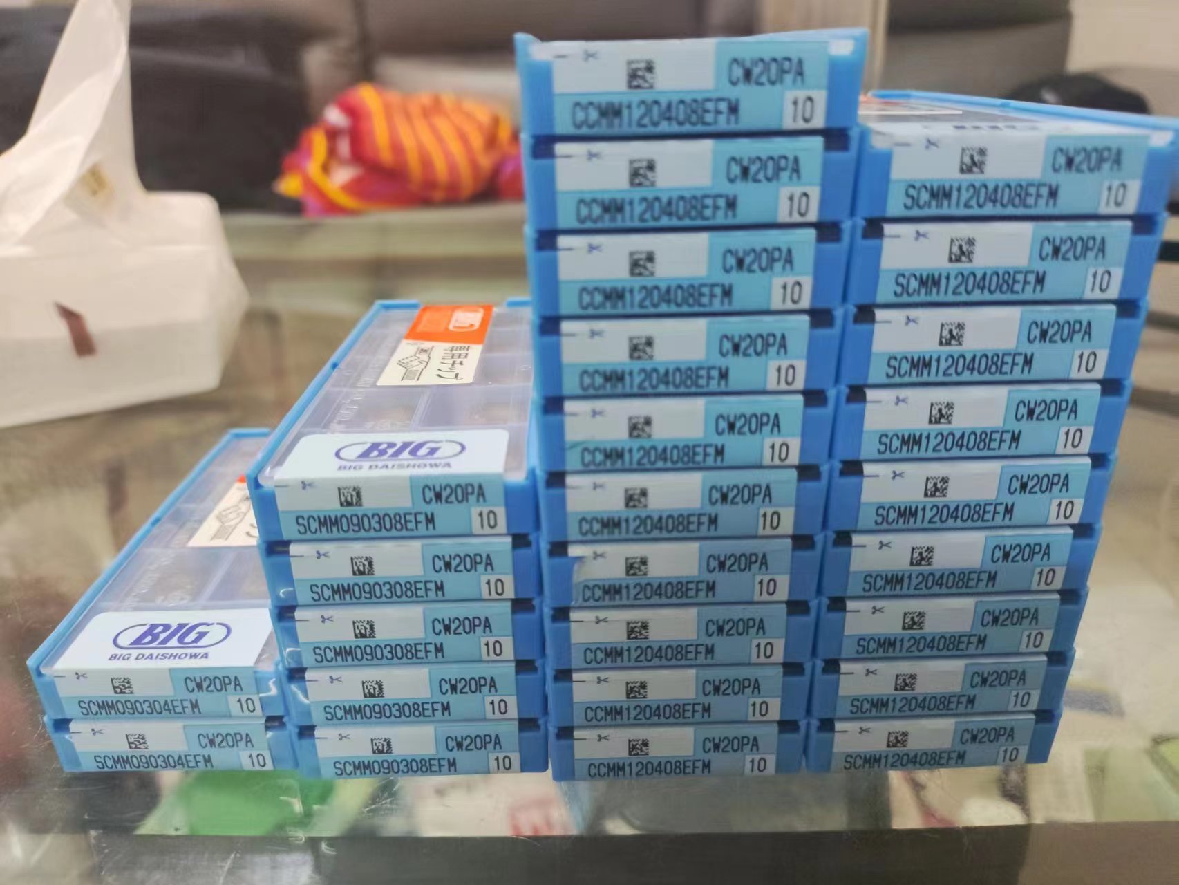 日本BIG大昭和镗刀片 SCMM090304EFM CW20PA 金属陶瓷